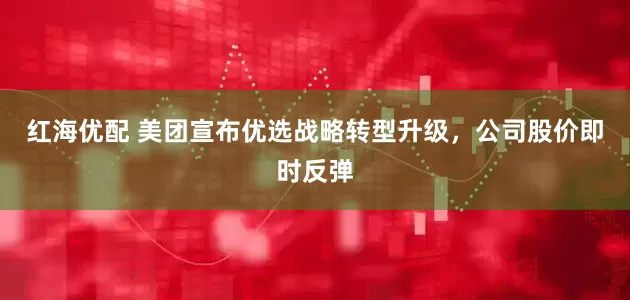 红海优配 美团宣布优选战略转型升级，公司股价即时反弹